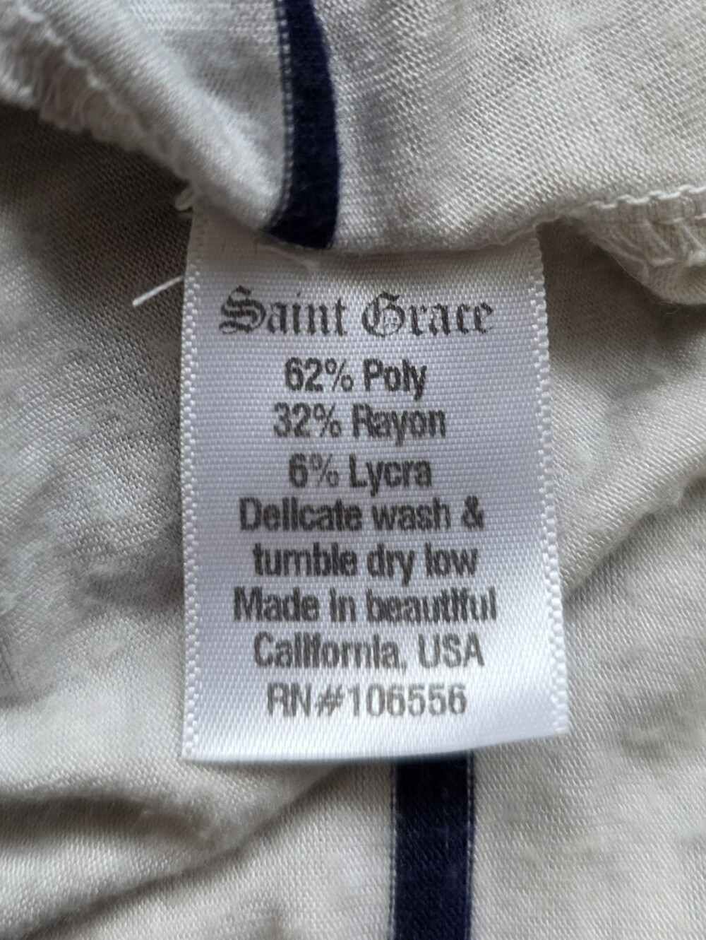 Saint Grace California Festival Boho Black White Ombre Maxi Dress Stripe Coastal - Picture 8 of 8